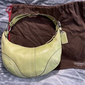 Coach Soho Hobo shoulder bag. Light green. Small.